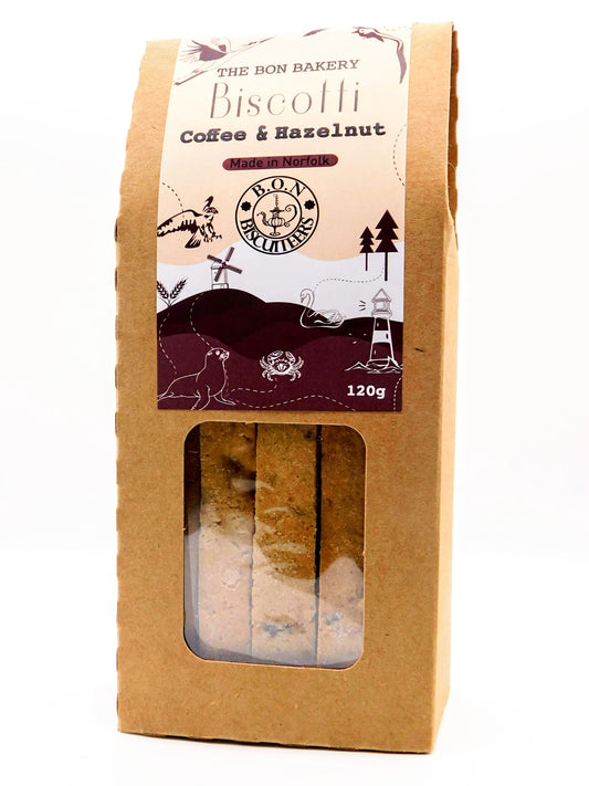 Coffee & Hazelnut Biscotti