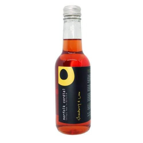 Strawberry & Lime Norfolk Cordial - 250ml