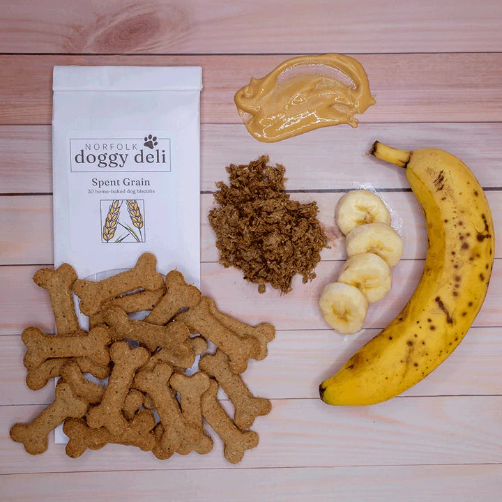 Crush Foods Norfolk Doggy Deli Spent Grain Dog Biscuits